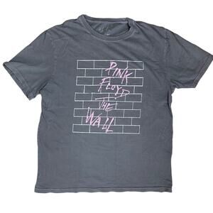 Pink Floyd The Wall Lucky Brand Band Tee Shirt Medium Gray